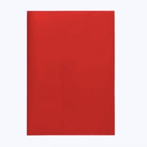 Forro Para Cuaderno College Rojo Plastico Murano